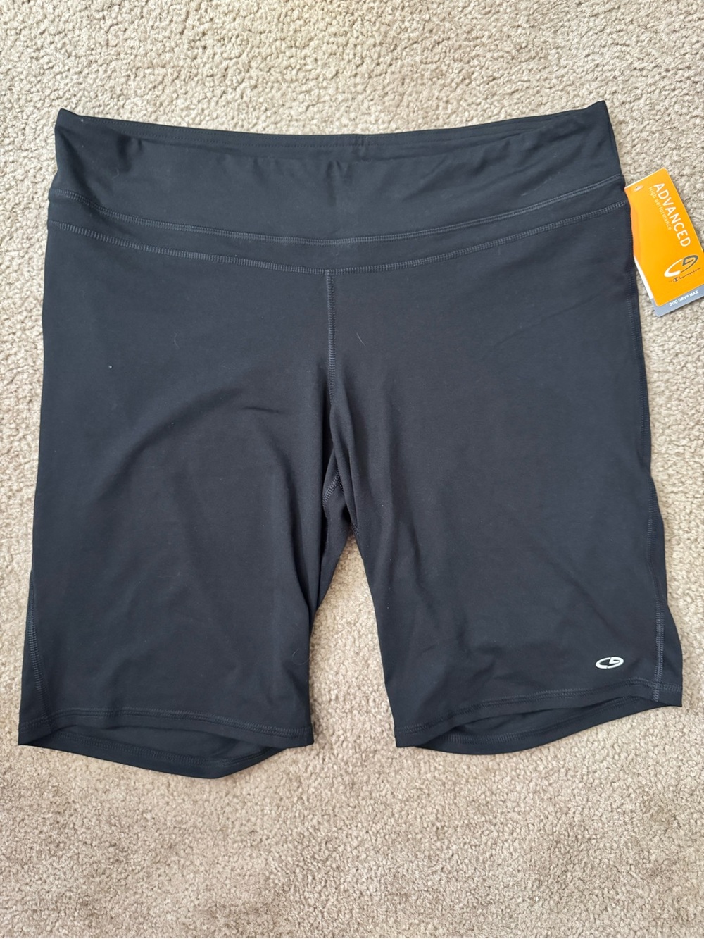 C9 by Champion Black Women's Bike Shorts with Logo